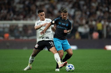 Sao Paulo (SP), Brezilya 09 / 18 / 2023 - BRASILEIRO ile CORINTHIANS maçı 18 Eylül 2023.