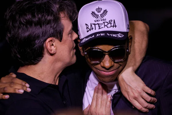 Sao Paulo (SP), Brezilya 09 / 18 / 2023 - Başrolde Lucas Peteado ve Juan Paiva, Claudinho ve Bochecha 'nın hikayesini anlatan 