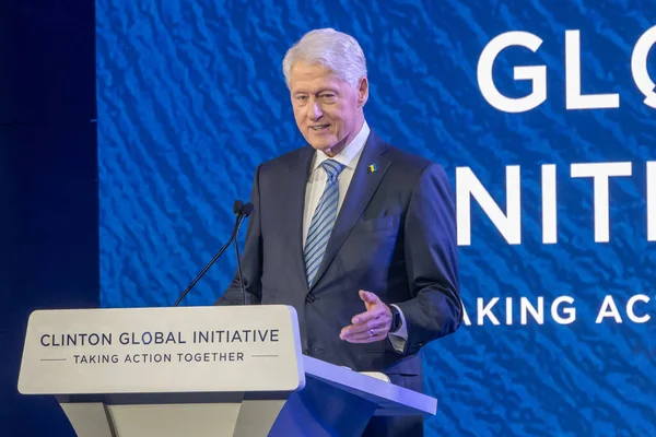 Spotkanie Clinton Global Initiative 2023 Września 2023 Nowy Jork Nowy — Zdjęcie stockowe
