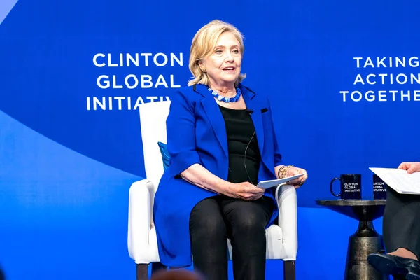 Clinton Global Initiative 2023 Bijeenkomst September 2023 New York New — Stockfoto