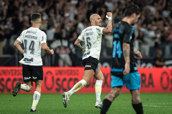 Sao Paulo (SP), Brezilya 09 / 18 / 2023 - BRASILEIRO ile CORINTHIANS maçı 18 Eylül 2023.