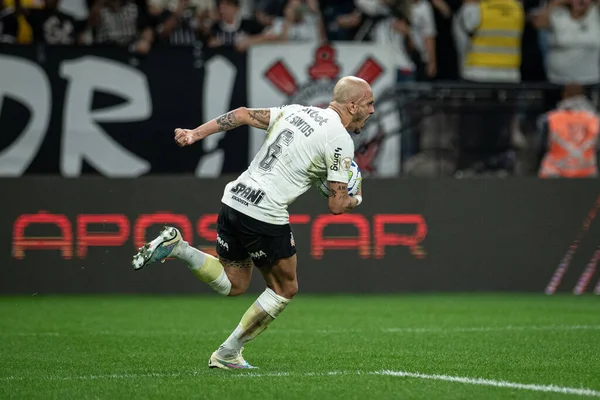 Sao Paulo (SP), Brezilya 09 / 18 / 2023 - BRASILEIRO ile CORINTHIANS maçı 18 Eylül 2023.