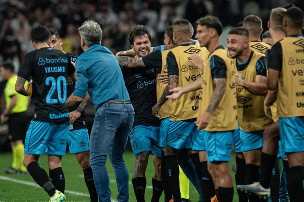 Sao Paulo (SP), Brezilya 09 / 18 / 2023 - BRASILEIRO ile CORINTHIANS maçı 18 Eylül 2023.