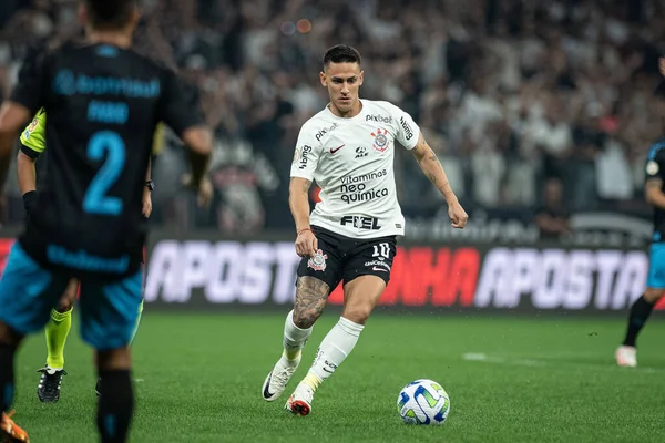 Sao Paulo (SP), Brezilya 09 / 18 / 2023 - BRASILEIRO ile CORINTHIANS maçı 18 Eylül 2023.
