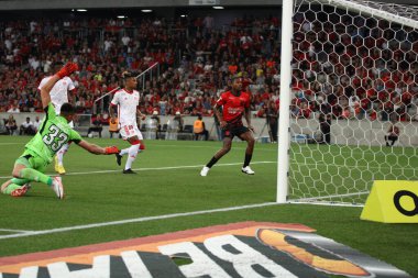 CURITIBA (PR) Brazil 09 / 21 / 2023 - Atlhetico PR 'ın bu Perşembe günü Athletico PR ve Internacional arasında oynanan maçta 26.) 