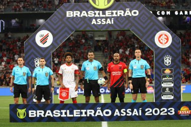 CURITIBA (PR) Brazil 09 / 21 / 2023 - Brezilya Şampiyonası 'nın 24. turu için bu Perşembe, Athletico PR ve Internacional arasındaki maçın ön gösterimi.