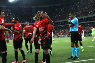 CURITIBA (PR) Brazil 09 / 21 / 2023 - Atlhetico PR 'ın bu Perşembe günü Athletico PR ve Internacional arasında oynanan maçta 26.) 
