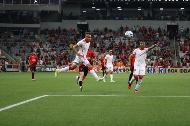 CURITIBA (PR) Brazil 09 / 21 / 2023 - Brezilya Şampiyonası 'nın 24. turu için bu Perşembe, Athletico PR ve Internacional arasındaki maçın ön gösterimi.