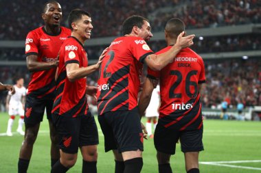 CURITIBA (PR) Brazil 09 / 21 / 2023 - Atlhetico PR 'ın bu Perşembe günü Athletico PR ve Internacional arasında oynanan maçta 26.) 