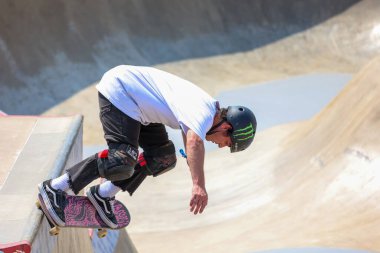 Sao Paulo (SP), Brezilya 09 / 22 / 2023 Yarışma, şu anda Brezilya 'nın kaykay pistine ev sahipliği yapan Sao Paulo' da (22 / 09), büyük bir sıcaklıkla Park ve Sokak kategorilerinde devam ediyor. 