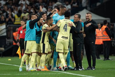 Sao Paulo (SP), Brezilya 09 / 22 / 2023 - BRAZILEIRO 'nun CORINTHIANS' a karşı Sao Paulo 'nun doğu yakası, bu Cuma, 22 Eylül 2023. 