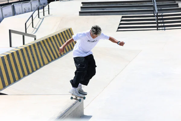 상파울루 브라질 2023 대회는 브라질 스케이트 회로를 개최하는 상파울루에서이 금요일 — 스톡 사진