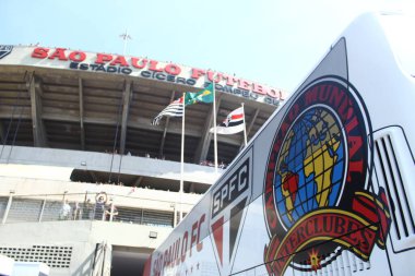 SAO PAULO (SP), 09 / 24 / 2023 Copa do Brasil final maçı Sao Paulo ile Flamengo arasında, bu pazar öğleden sonra Morumbi Stadyumu 'nda oynandı (24.). 