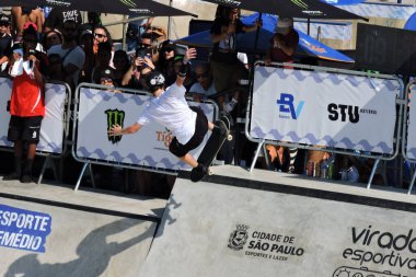 Sao Paulo, Brezilya 09 / 24 / 2023 - STU Sao Paulo sahnesinin finali bu Pazar sabahı, Parque Candido Portinari 'de. Erkekler Sokağı Yöntemi