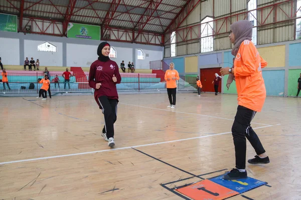 Παλαιστίνιες Γυναίκες Μπέιζμπολ Τουρνουά Στο Πλαίσιο Της Προετοιμασίας Για 2023 — Φωτογραφία Αρχείου