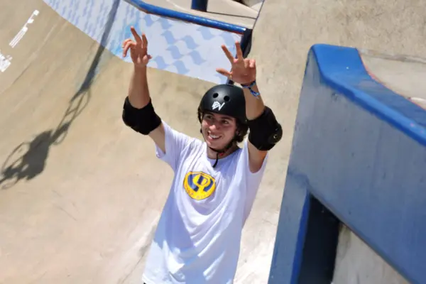 Sao Paulo Brazílie 2023 Skateboardista Japinha Byl Velkým Vítězem Finále — Stock fotografie