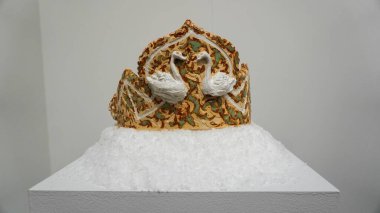 The New York Armory Show 2023 'ün özetleri. 10 Eylül 2023, New York, ABD: 1994 'ten beri New York' un en büyük sanat fuarlarından biri olan Armory Show, dikkate alınması gereken bir sanat fuarı olarak ortaya çıkmaya devam etti.. 