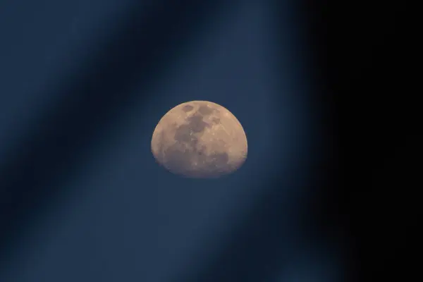 Río Janeiro Brasil 2023 Luna Luna Hoy Visible Encuentra Cuarto — Foto de Stock