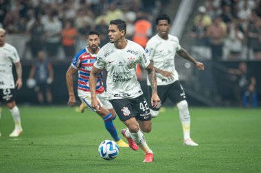 Sao Paulo (SP), 09 / 26 / 2023 - Sao Paulo 'nun doğu bölgesindeki SULAMERICANA / CORINTHIANS, bu Salı, 26 Eylül 2023. (Fotoğraf: Ronaldo Barreto / Thenews2 / Depozito Fotoğrafları) 