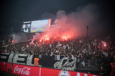 Sao Paulo (SP), 09 / 26 / 2023 - Sao Paulo 'nun SuLAMERICANA / CORINTHIANS doğu bölgesi, bu Salı, 26 Eylül 2023. (Fotoğraf: Ronaldo Barreto / Thenews2 / Depozito Fotoğrafları) 