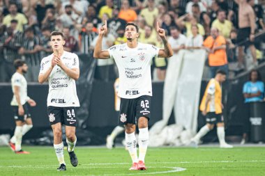 Sao Paulo (SP), 09 / 26 / 2023 - Sao Paulo 'nun doğusundaki Neo Quimca Arena' da düzenlenen SULAMERICANA / CORINTHIANS, bu Salı, 26 Eylül 2023. (Fotoğraf: Ronaldo Barreto / Thenews2 / Depozito Fotoğrafları) 