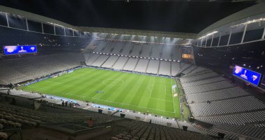 Sao Paulo (SP), 09 / 26 / 2023 - Americana vs Corinthians maçı, Sao Paulo 'nun doğu bölgesinde, bu Salı, 26 Eylül 2023