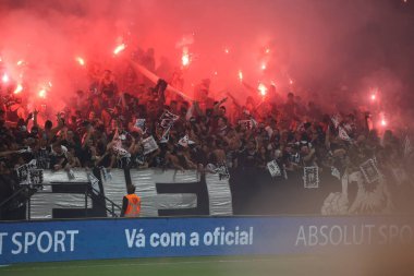 Sao Paulo (SP), 09 / 26 / 2023 - Americana vs Corinthians maçı, Sao Paulo 'nun doğu bölgesinde, bu Salı, 26 Eylül 2023