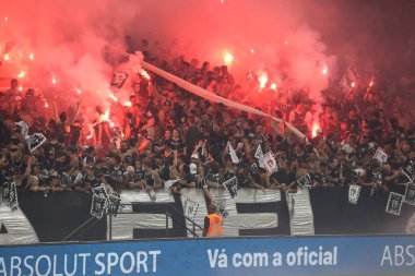 Sao Paulo (SP), 09 / 26 / 2023 - Americana vs Corinthians maçı, Sao Paulo 'nun doğu bölgesinde, bu Salı, 26 Eylül 2023