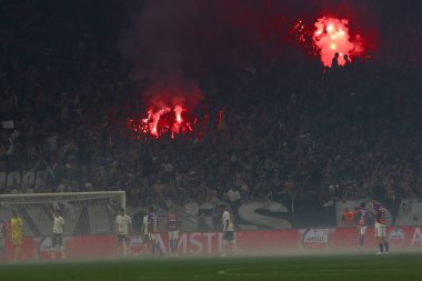 Sao Paulo (SP), 09 / 26 / 2023 - Americana vs Corinthians maçı, Sao Paulo 'nun doğu bölgesinde, bu Salı, 26 Eylül 2023