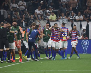 Sao Paulo (SP), 09 / 26 / 2023 - Americana vs Corinthians maçı, Sao Paulo 'nun doğu bölgesinde, bu Salı, 26 Eylül 2023