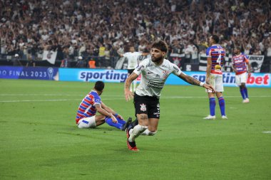 Sao Paulo (SP), 09 / 26 / 2023 - Americana vs Corinthians maçı, Sao Paulo 'nun doğu bölgesinde, bu Salı, 26 Eylül 2023