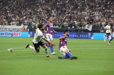 Sao Paulo (SP), 09 / 26 / 2023 - Americana vs Corinthians maçı, Sao Paulo 'nun doğu bölgesinde, bu Salı, 26 Eylül 2023