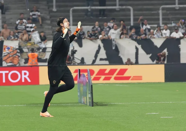 stock image Sao Paulo (SP), 09/26/2023 - Americana vs Corinthians match at  Quimca Arena, in the east zone of Sao Paulo, this Tuesday, September 26, 2023