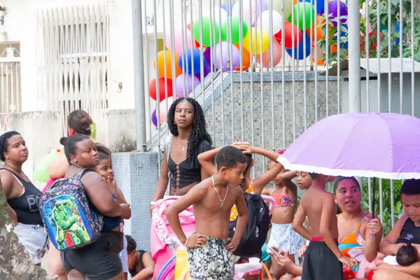 Rio Janeiro Brazil 2023 Cosme Damiao Sweet Delivery Movement Children — Stock Photo, Image