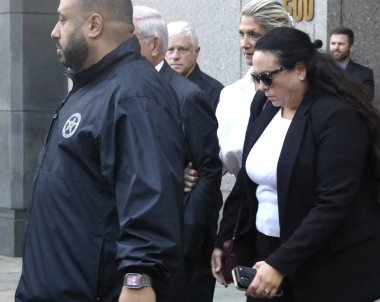 Senatör Bob Menendez New York 'taki Manhattan Federal Mahkemesi' nde. 27 Eylül 2023, New York, ABD: New Jersey Demokrat Sen. Bob Menendez ve eşi Nadine Menendez, 27 Eylül Çarşamba günü Manhattan Federal Mahkemesi 'ne geldiler.) 