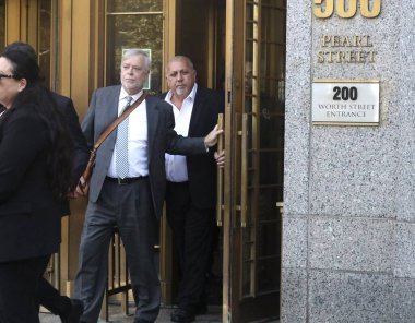 Senatör Bob Menendez New York 'taki Manhattan Federal Mahkemesi' nde. 27 Eylül 2023, New York, ABD: New Jersey Demokrat Sen. Bob Menendez ve eşi Nadine Menendez, 27 Eylül Çarşamba günü Manhattan Federal Mahkemesi 'ne geldiler.) 