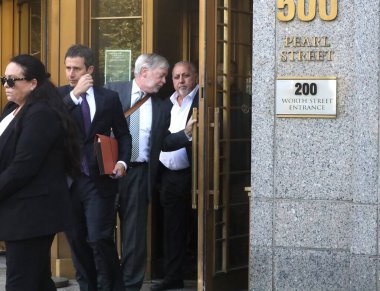 Senatör Bob Menendez New York 'taki Manhattan Federal Mahkemesi' nde. 27 Eylül 2023, New York, ABD: New Jersey Demokrat Sen. Bob Menendez ve eşi Nadine Menendez, 27 Eylül Çarşamba günü Manhattan Federal Mahkemesi 'ne geldiler.) 
