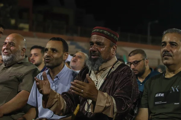 Palestinians Attend Ceremony Prophetic Praise Anniversary Prophet Muhammad September 2023 — Stock Photo, Image