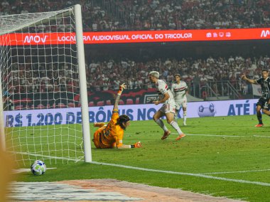 San Paulo (SP), 09 / 30 / 2023 - San Paulo 'nun güneyindeki Morumbi Stadyumu' nda SAN PAULO-CORINTHIANS futbolu. 