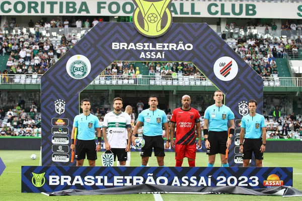 Curitiba 2023 Football Brazilian Championship 2023 Coritiba Athletico Bid Match — Zdjęcie stockowe