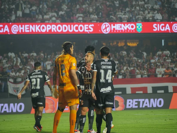 Sao Paulo 2023 Spiel Zwischen Sao Paulo Und Corinthians Die — Stockfoto