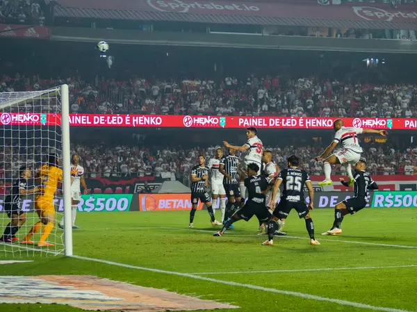 Sao Paulo 2023 Sao Paulo Corinthians Arasındaki Maç Brezilya Şampiyonluğu — Stok fotoğraf