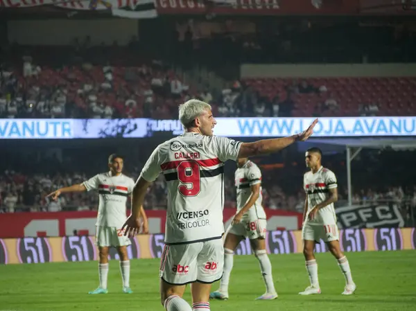 サンパウロ 2023 ブラジルのチャンピオンシップに有効なサンパウロとコリント人の間のゲーム — ストック写真