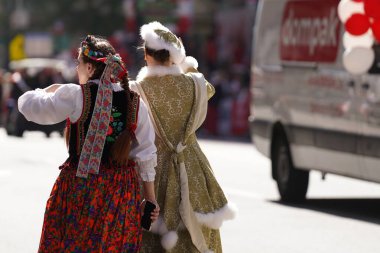 86. Geleneksel Polaski Günü Geçidi. 01 Ekim 2023, New York, ABD: 1 Ekim 2023 'te New York' ta düzenlenen 86. Geleneksel Pulaski Günü, Polonya ve Amerika 'nın ortak değerlerine saygılarını sunan canlı bir kutlamadır..