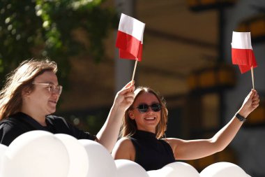 86. Geleneksel Polaski Günü Geçidi. 01 Ekim 2023, New York, ABD: 1 Ekim 2023 'te New York' ta düzenlenen 86. Geleneksel Pulaski Günü, Polonya ve Amerika 'nın ortak değerlerine saygılarını sunan canlı bir kutlamadır..