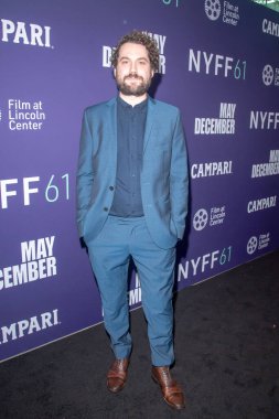 29 Eylül 2023 - New York, ABD: Alex Mechanik Alice Tully Hall, Lincoln Center 'daki 61. New York Film Festivali' nde kırmızı halıya katıldı. 