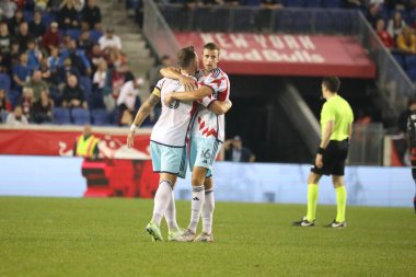 30 Eylül 2023 - Harrison New Jersey, ABD: Red Bulls ve Chicago Fire arasında Red Bulls Arena, Harrison, New Jersey 'de futbol maçı. 