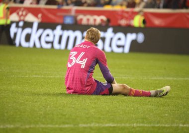 30 Eylül 2023 - Harrison New Jersey, ABD: New York Red Bulls ile Chicago Fire arasında oynanan futbol maçında kaleci Brady (Chicago).