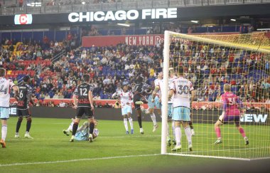 30 Eylül 2023 - Harrison New Jersey, ABD: New York Red Bulls ile Chicago Fire arasında oynanan futbol maçında kaleci Brady (Chicago).