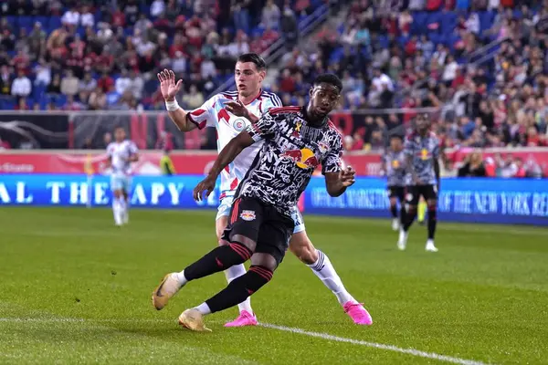 stock image (SPO) 2023 MLS Regular Season NY Red Bulls vs. Chicago Fire FC. September 30, 2023, Harrison, New Jersey, USA: In today's soccer match at Red Bull Arena in New Jersey between the NY Red Bulls and Chicago Fire FC, the visitors, Chicago Fire FC, secure